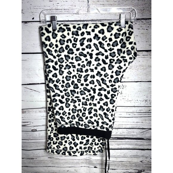 Leopard Print Fleece Pajama Pants With Drawstring Waist (NWOT) - Picture 6 of 7